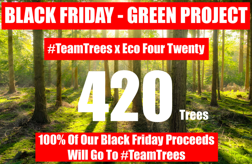 #TeamTrees and Eco Four Twenty - Black Friday 2019 Green Project