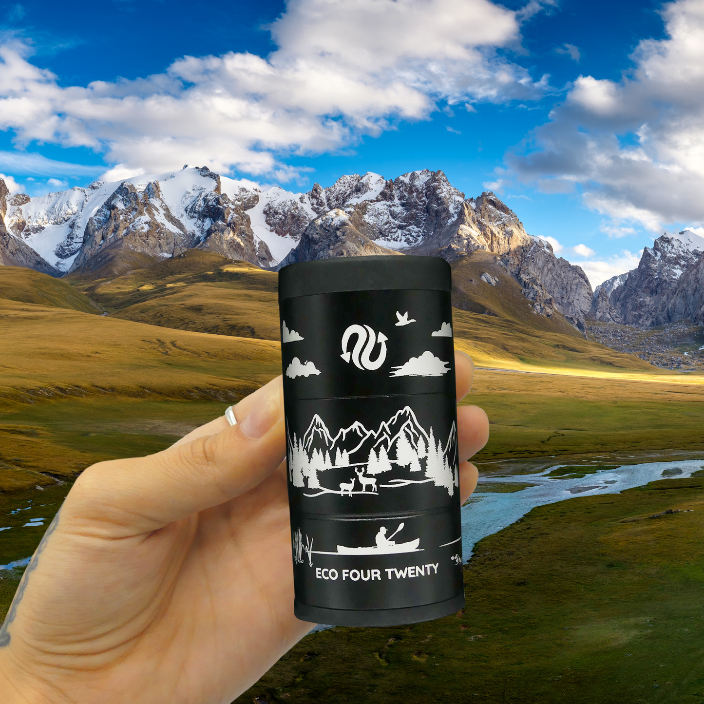 Load image into Gallery viewer, Limited Edition Adventurer Engraved Eco Four Twenty Air Filter
